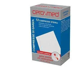 GARZA IDROFILA CEROXMED 36X40 IN COTONE 12 PEZZI - Farmaspeed