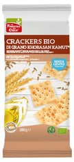 FSC ORGANIC VEGAN YEAST-FREE KAMUT CRACKERS WITH EXTRA VIRGIN OLIVE OIL 290 G