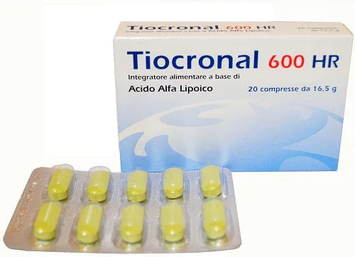 TIOCRONAL 600 HR 20 COMPRESSE - Farmaspeed