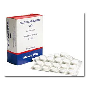CALCIO CARBONATO VITI 60 COMPRESSE - Farmaspeed