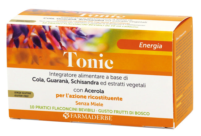 TONIC 10 FLACONCINI DA 10 ML SENZA MIELE
