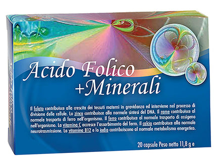 FOLIC ACID + MINERALS 20 CAPSULES