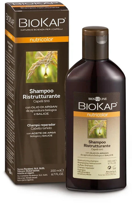 BIOKAP NUTRICOLOR SHAMPOO RISTRUTTURANTE 200 ML - Farmaspeed