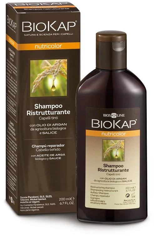 BIOKAP NUTRICOLOR SHAMPOO RISTRUTTURANTE 200 ML - Farmaspeed