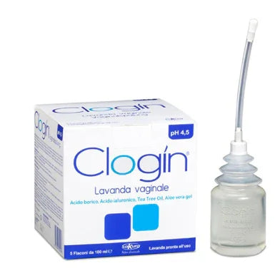 CLOGIN LAVANDA VAGINALE 5 FLACONI DA 100 ML + 5 CANNULE VAGINALI MONOUSO - Farmaspeed