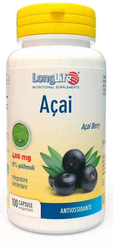 LONGLIFE ACAI 100 CAPSULE VEGETALI - Farmaspeed