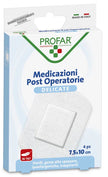MEDICAZIONE POST OPERATORIA STERILE GARZA ANTIADERENTE 7,5X10 CM 4 PEZZI PROFAR - Farmaspeed