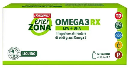 ENERZONA OMEGA 3 RX 5 FLACONI - Farmaspeed