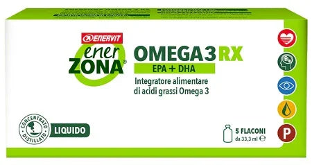 ENERZONA OMEGA 3 RX 5 FLACONI - Farmaspeed