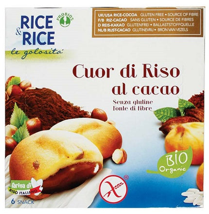 RICE&RICE COCOA RICE HEART 6 X 33 G