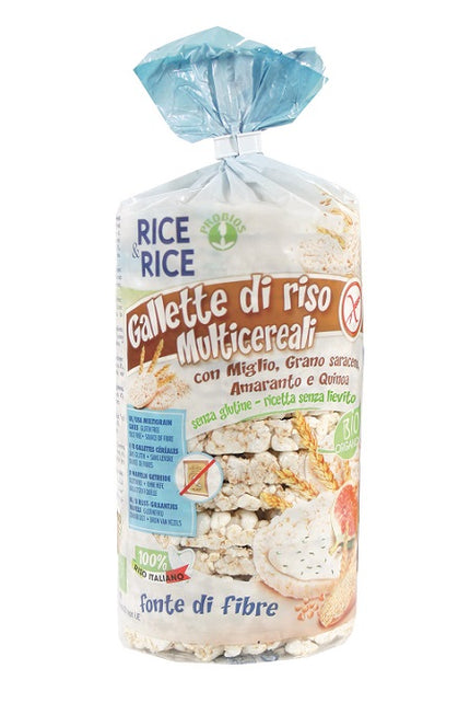 RICE&RICE GALLETTE MULTICEREALI 100 G SENZA LIEVITO