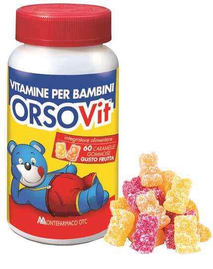 ORSOVIT CARAMELLE GOMMOSE VITAMINA BB SENZA GLUTINE 60 PEZZI