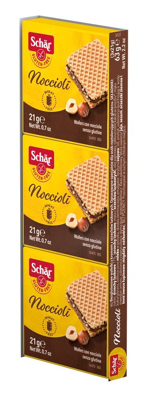 SCHAR NOCCIOLI' WAFERS WITH HAZELNUTS 3 PIECES OF 21 G