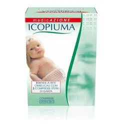 ICOPIUMA BENDA A COMPRESSIONE FISIOLOGICA RETE OMBELICALE CON GARZE STERILI 1 PEZZO - Farmaspeed