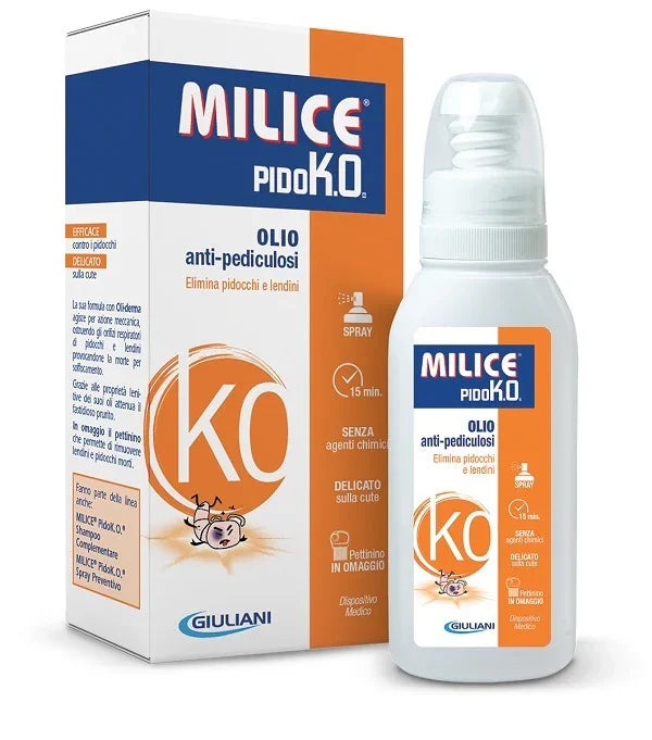 MILICE PIDOKO OLIO ANTIPEDICULOSI 75ML - Farmaspeed