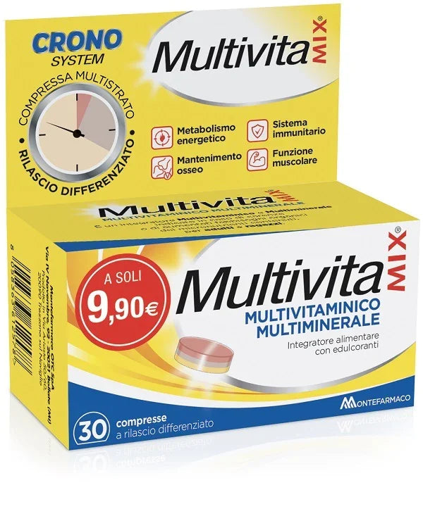 MULTIVITAMIX CRONO 30 COMPRESSE - Farmaspeed