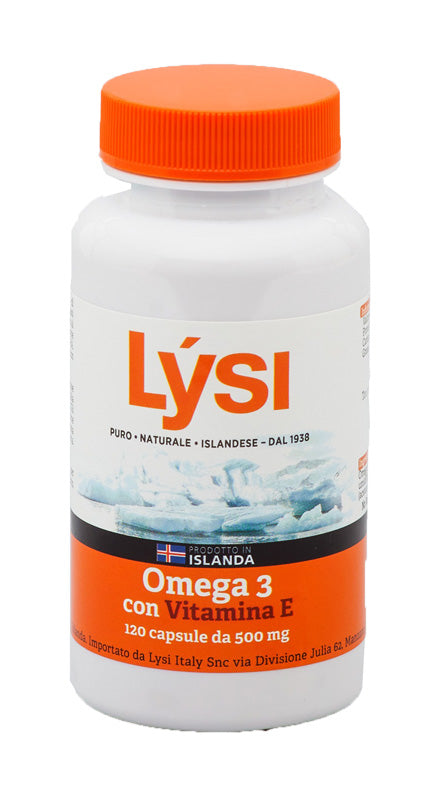 LYSI OMEGA 3 VITAMIN E 120 CAPSULES