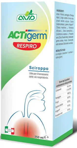 ACTIGERM RESPIRO SCIROPPO 250 ML - Farmaspeed