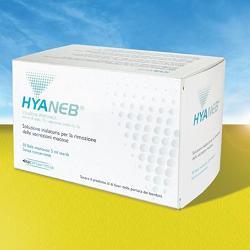 SOLUZIONE IPERTONICA DA NEBULIZZARE HYANEB SODIO CLORURO 7% ACIDO IALURONICO 0,1% 30 FIALE 5 ML - Farmaspeed