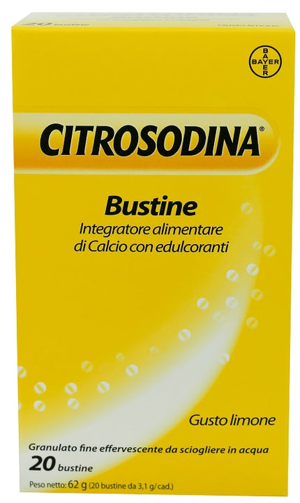 CITROSODINA 20 SACHETS EFFERVESCENT GRANULES