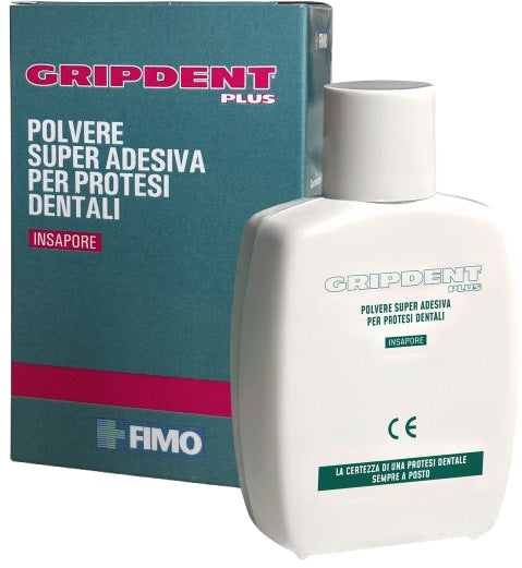GRIPDENT PLUS SUPER ADHESIVE POWDER FOR DENTAL PROSTHESIS 40 G