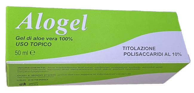ALOGEL ALOE PURA 100% TITOLATO 10% IN POLISACCARIDI 50 ML