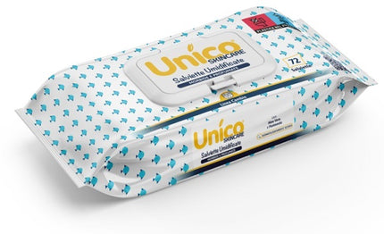 UNICO SALVIETTINE UMIDIFICATE POP-UP 72 PEZZI