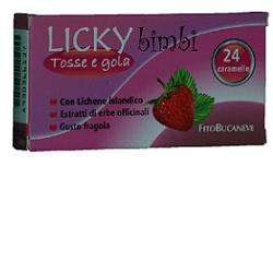 LICKY CHILDREN'S SWEETS FOR COUGH AND THROAT STRAWBERRY 70 G