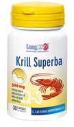 LONGLIFE KRILL SUPERBA 30 ODORLESS CAPSULES OF 600 MG
