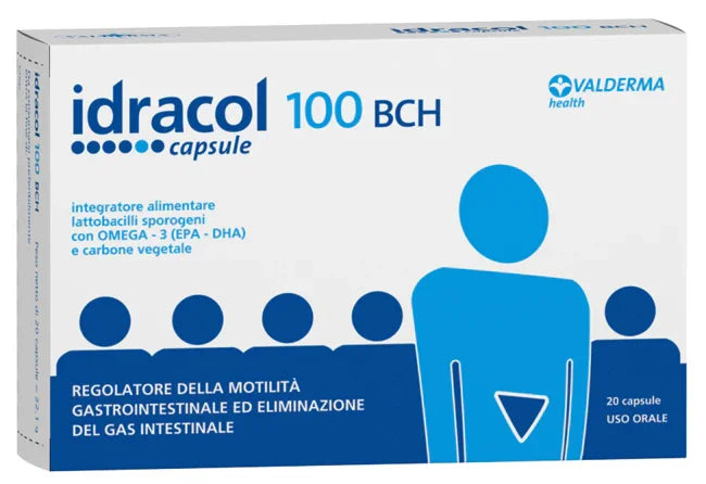 IDRACOL 100 BCH 20 CAPSULE - Farmaspeed