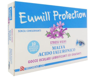 EUMILL PROTECTION EYE DROPS 10 SINGLE-DOSE VIALS 0.5 ML