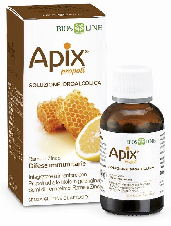 APIX PROPOLI SOLUZIONE IDROALCOLICA 30 ML BIOSLINE - Farmaspeed