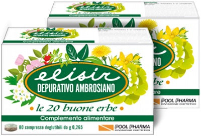 AMBROSIANO DETOX ELIXIR 80 TABLETS 21.20 G