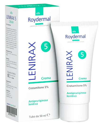 LENIRAX 5 CREMA DERMATOLOGICA CROTAMITONE 5% 50 ML - Farmaspeed