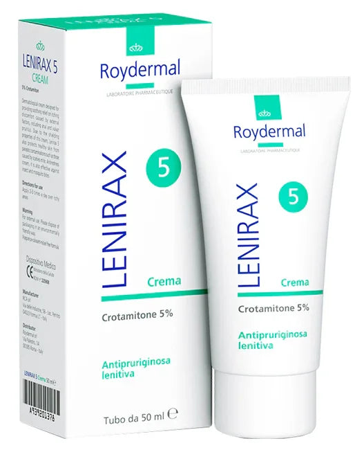 LENIRAX 5 CREMA DERMATOLOGICA CROTAMITONE 5% 50 ML - Farmaspeed