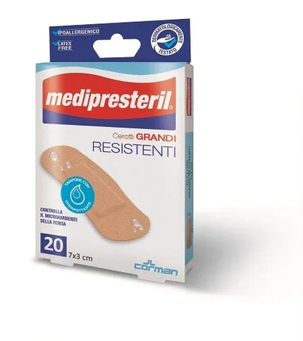CEROTTI ASSORTITI MEDIPRESTERIL RESISTENTI 40 PEZZI - Farmaspeed