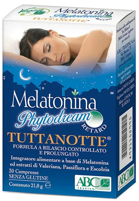 MELATONINA PHYTODREAM TUTTANOTTE RETARD 30 COMPRESSE - Farmaspeed