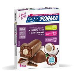 PESOFORMA BARRETTA CUORE COCCO 6 PASTI 12 X 31 G - Farmaspeed