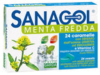 SANAGOL MENTA FREDDA 24 CARAMELLE - Farmaspeed