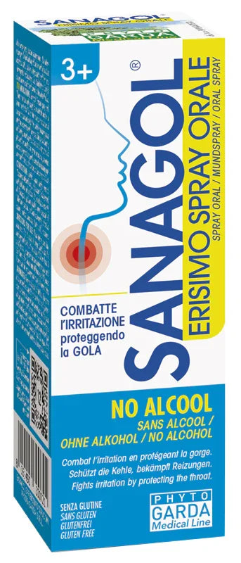 SANAGOL SPRAY ERISIMO SENZA ALCOOL 20 ML - Farmaspeed