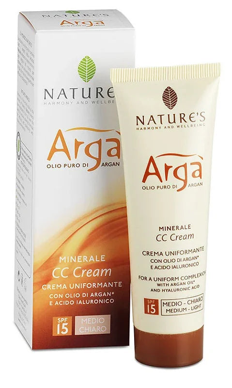 ARGA' CC CREAM VISO MEDIO CHIARA 50 ML NATURE'S - Farmaspeed