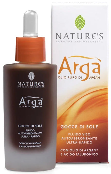 ARGA' GOCCE DI SOLE VISO FLUIDO AUTOABBRONZANTE 30 ML NATURE'S - Farmaspeed