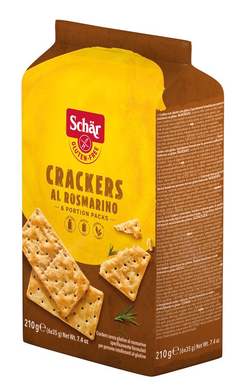 SCHAR CRACKERS AL ROSMARINO 6 CONFEZIONI DA 35 G