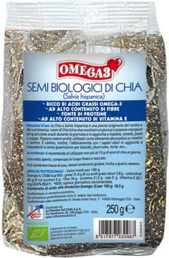 FSC OMEGA 3 SEMI DI CHIA BIO AD ALTO CONTENUTO DI FIBRA 250 G - Farmaspeed