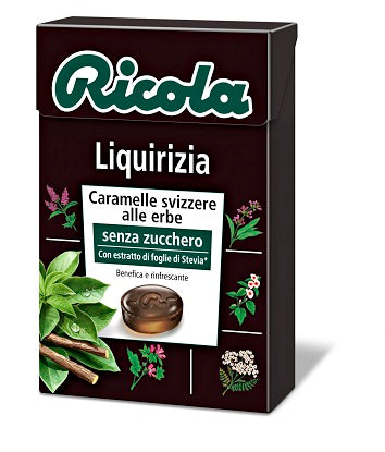 RICOLA LIQUIRIZIA SENZA ZUCCHERO 50 G