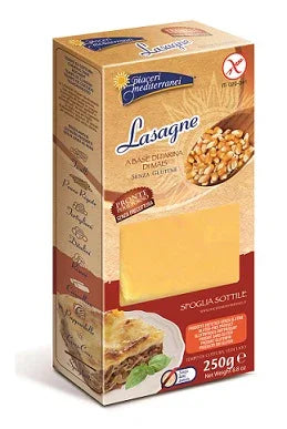 PIACERI MEDITERRANEI PASTA FARINA MAIS LASAGNE 250 G - Farmaspeed
