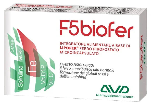 F5 BIOFER 30 CAPSULE BLISTER 14,8 G - Farmaspeed