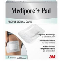 MEDICAZIONE MEDIPORE+PAD 10X20CM 5PEZZI - Farmaspeed