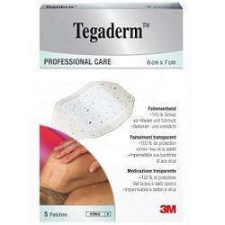 TEGADERM MEDICAZIONE IMPERMEABILE TRASPARENTE 5 PEZZI 6X7 CM - Farmaspeed