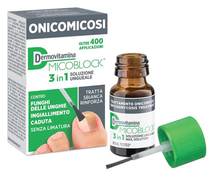 DERMOVITAMINA MICOBLOCK 3 IN 1 ONICOMICOSI SOLUZIONE UNGUEALE 7 ML - Farmaspeed